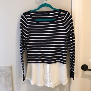 NY & Co layered sweater